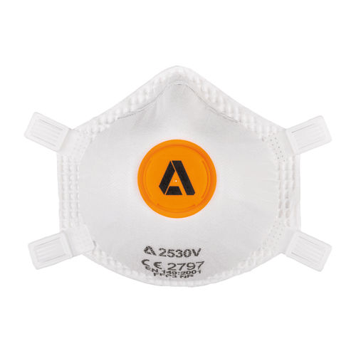 Maschera respiratoria FFP3 - 2530V - Globus Group - con valvola di espirazione / a coppa / unisex
