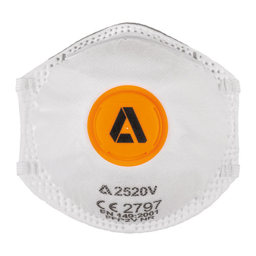 Maschera respiratoria FFP2 - 2520V - Globus Group - con valvola di espirazione / a coppa / unisex