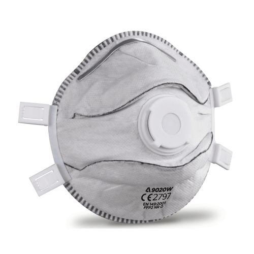 Mascherina FFP2 - 9020W - Globus Group - in polipropilene / con valvola di espirazione / a coppa