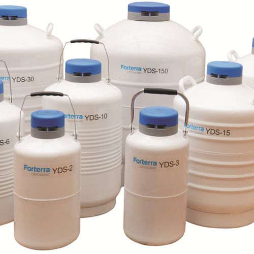Contenitore da laboratorio - YDS-10-80 - Qingdao Forterra Gas - per campioni biologici / in alluminio / ad azoto liquido