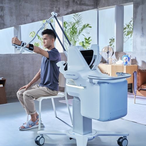 Sistema di riabilitazione della mobilità degli arti superiori - ArmMotus™ EMU - Shanghai Fuliye Intelligent Technology - robotizzato
