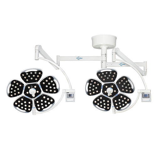 Lampada scialitica a soffitto - FY-D5+5 - Jiangsu Fuyou Medical - LED / 2 bracci / 95
