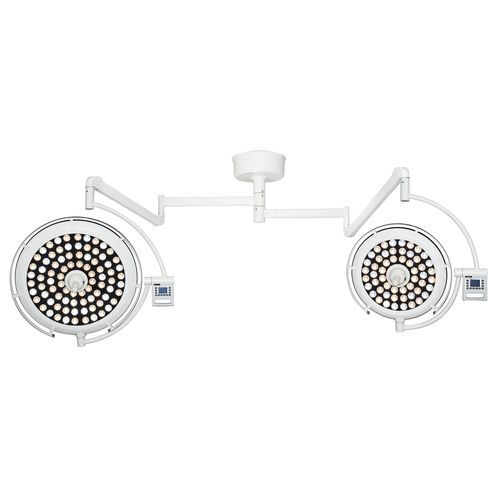 Lampada scialitica a soffitto - FY-700500A - Jiangsu Fuyou Medical - LED / per sala operatoria / 2 bracci
