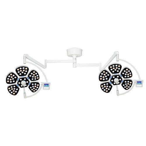 Lampada scialitica a soffitto - FY-5+5B - Jiangsu Fuyou Medical - LED / per sala operatoria / 2 bracci