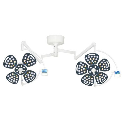 Lampada scialitica a soffitto - FY-4+5A - Jiangsu Fuyou Medical - LED / per sala operatoria / 2 bracci