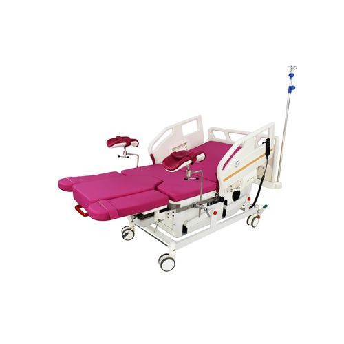 Letto da parto - FY-M400 - Jiangsu Fuyou Medical - elettrico / pieghevole / con rotelle