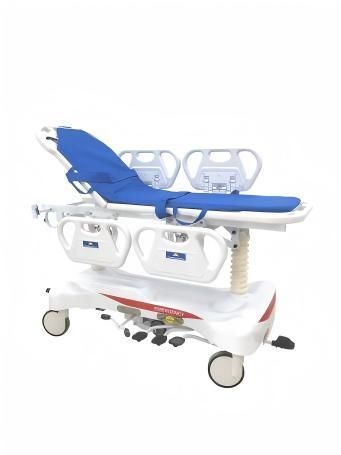 Barella con carrello di emergenza - FY-PC102-1 - Jiangsu Fuyou Medical - per diagnostica per immagini / da trasporto / idraulica