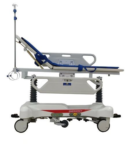 Barella con carrello da trasporto - FY-PC102 - Jiangsu Fuyou Medical - idraulica / ad altezza regolabile / con schienale regolabile
