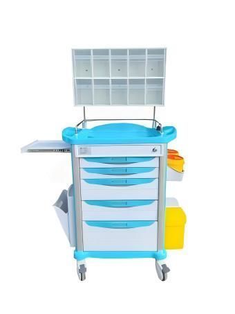 Carrello per anestesia - FY-AT750-02 - Jiangsu Fuyou Medical - in alluminio / in metallo / in plastica