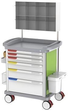 Carrello ospedaliero - Luxury Anesthesia Trolley - Jiangsu Fuyou Medical - per anestesia / di emergenza / per sala operatoria