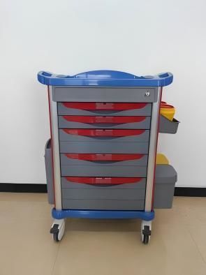 Carrello di emergenza - FY-MT 750-B - Jiangsu Fuyou Medical - ospedaliero / per farmaci / per trattamenti