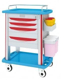 Carrello di emergenza - FY-CT750-04 - Jiangsu Fuyou Medical - ospedaliero / per trattamenti / di distribuzione di farmaci