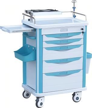 Carrello di emergenza - FY-ET009 - Jiangsu Fuyou Medical - ospedaliero / per farmaci / di stoccaggio