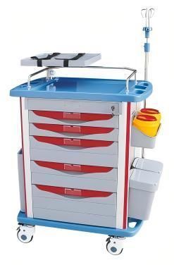 Carrello di emergenza - Emergency Trolley (Old Model) - Jiangsu Fuyou Medical - per farmaci / di stoccaggio / per trattamenti