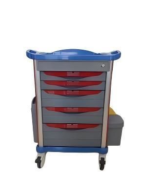 Carrello di emergenza - FY-MT 750-B - Shanghai Fepdon Medical Equipment Co., Ltd. - ospedaliero / per farmaci / di distribuzione di farmaci