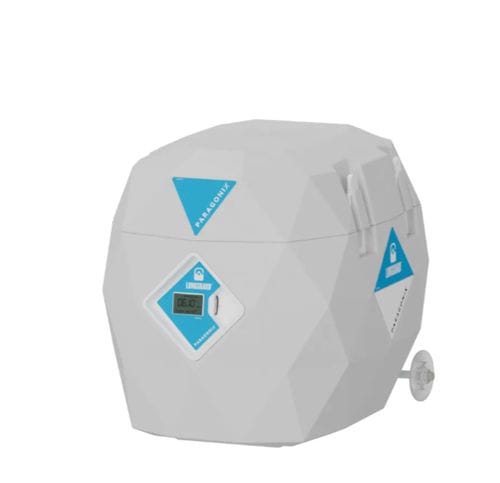 Sistema di trasporto e conservazione degli organi per trapianto - LUNGguard™ - Paragonix - di polmone / con rotelle