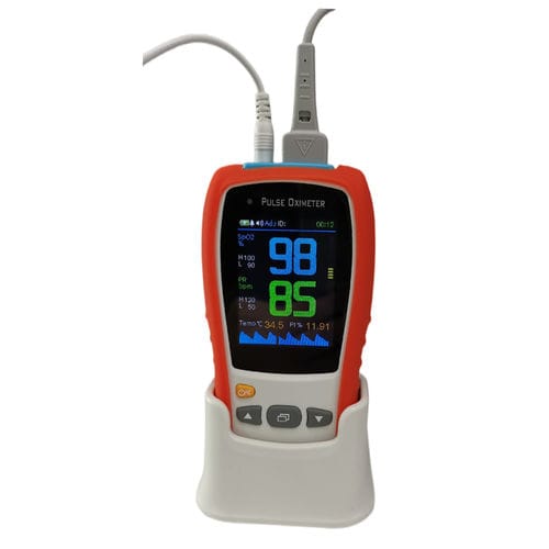 Pulsossimetro palmare - H380 - Shenzhen Raysintone Technology Co.,Ltd - medico / per cure domiciliari / per l'insegnamento