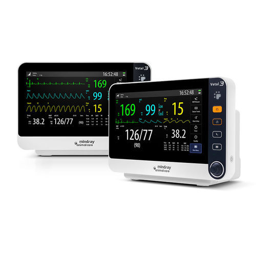 Monitor multiparametrico da tavolo - Vetal 3 - Shenzhen Mindray Animal Medical Technology Co., Ltd. - ECG / RESP / SpO2