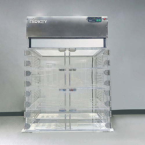 Cabina per camera bianca - Airkey Envirotech Co., Ltd. - con rotelle / HEPA / a flusso laminare
