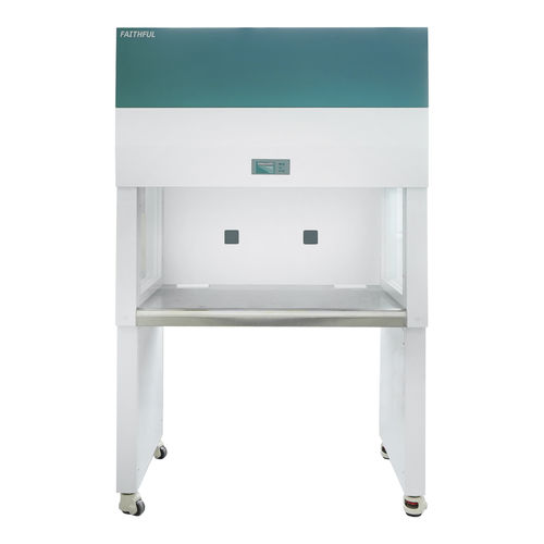 Cabina da laboratorio - CJ series - Huanghua Faithful Instrument Co., Ltd. - con rotelle / HEPA / a flusso laminare verticale