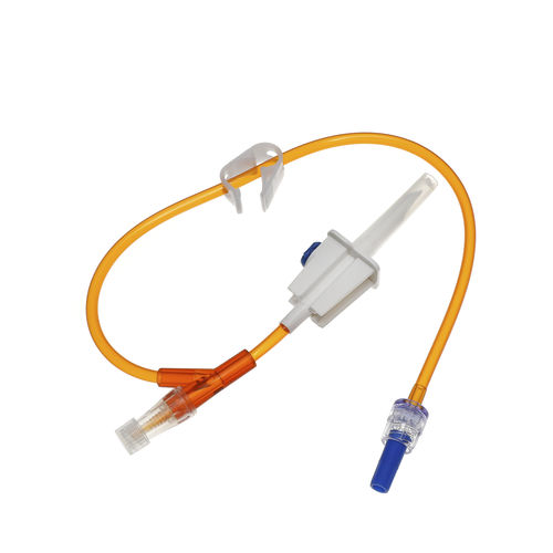 Prolunga da perfusione per chemioterapia - ONEX-01 - BQ+ Medical - a 2 vie / LUER®-lock / pediatrica