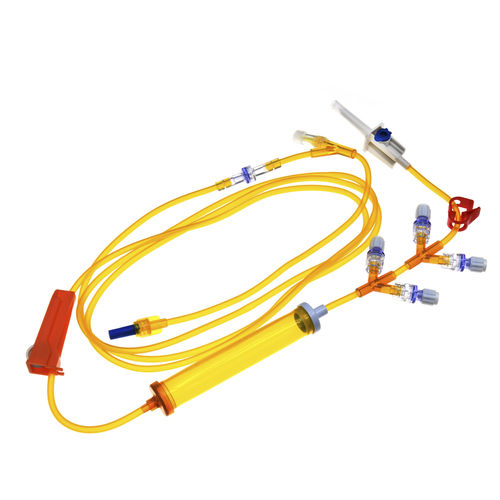 Set di infusione per chemioterapia - ON190013 - BQ+ Medical - in polivinilcloruro (PVC) / resistente alla luce / con camera di gocciolamento
