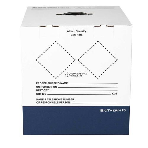Scatola da imballaggio per campioni biologici - BioTherm 15 - DGP Intelsius GmbH - da trasporto / di carta / a temperatura controllata