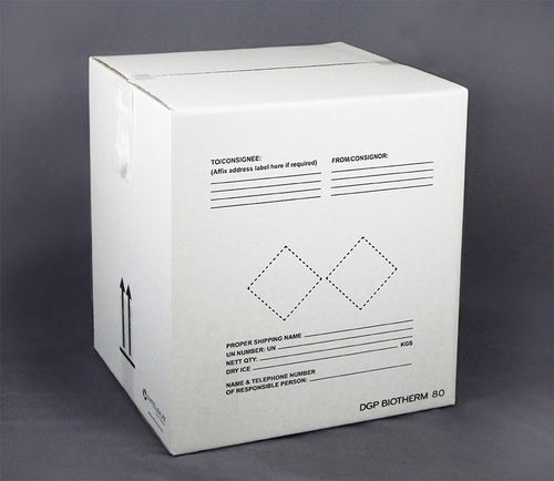 Scatola da imballaggio per prodotti farmaceutici - BIOTHERM 80 HP Winter Packout - DGP Intelsius GmbH - per campioni biologici / da trasporto / per prodotti termosensibili