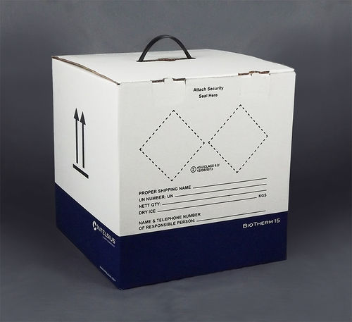 Scatola da imballaggio per prodotti farmaceutici - BIOTHERM 15P - DGP Intelsius GmbH - per campioni biologici / da trasporto / per prodotti termosensibili