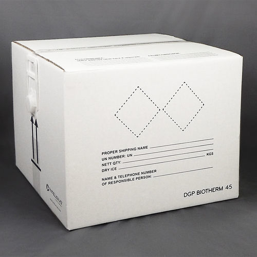 Scatola da imballaggio per prodotti farmaceutici - BIOTHERM 45P - DGP Intelsius GmbH - per campioni biologici / da trasporto / per prodotti termosensibili