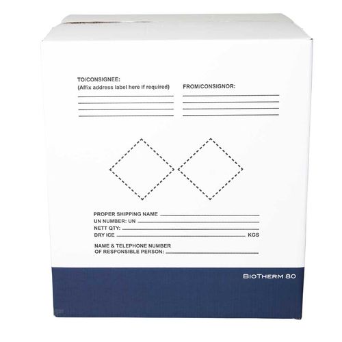Scatola da imballaggio per prodotti farmaceutici - PHARMATHERM 80 - DGP Intelsius GmbH - per prodotti biologici / per campioni biologici / da trasporto