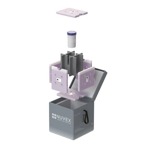 Scatola da imballaggio per prodotti farmaceutici - NUVEX  - DGP Intelsius GmbH - per campioni biologici / da trasporto / per prodotti termosensibili
