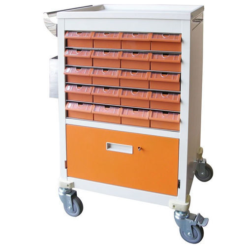 Carrello medico - SA-010 - Chen Kuang Industries - portamedicinali / per trattamenti / con cassetti