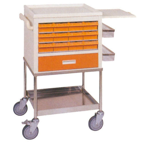 Carrello portamedicinali - SY-010 - Chen Kuang Industries - per trattamenti / in acciaio inossidabile / 1 cassetto