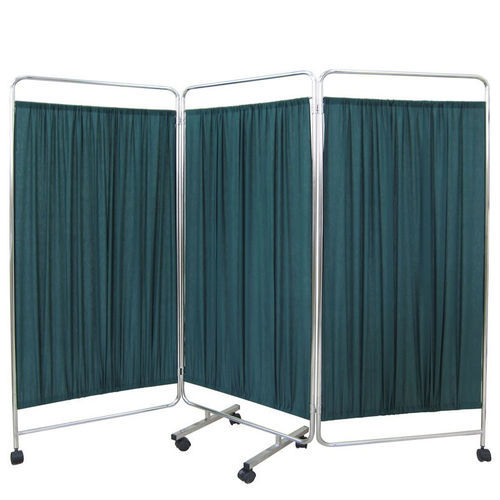 Paravento medicale con rotelle - SR-014 - Chen Kuang Industries - 3 pannelli / in acciaio inossidabile