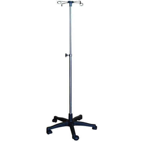 Asta portaflebo con rotelle - SR-015 - Chen Kuang Industries - 4 ganci / ad altezza regolabile