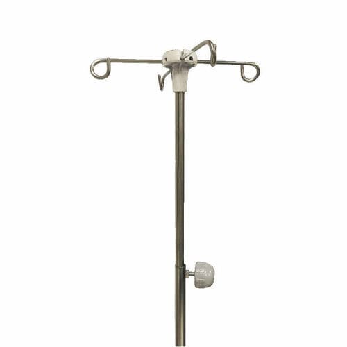 Asta portaflebo 4 ganci - SR-016 - Chen Kuang Industries - in acciaio inossidabile