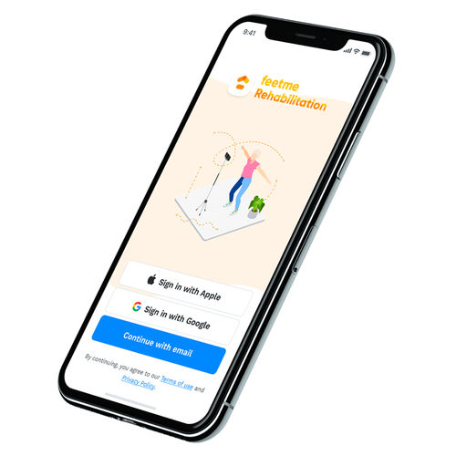 Applicazione android di valutazione - FeetMe® Rehabilitation - Feetme - per reportistica / per valutazione dell’andatura / per valutazione posturale