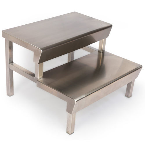 Predellino 2 gradini - Q.BE.102 - Nisan Medikal San. ve Tic. Ltd. Sti. - in acciaio inossidabile