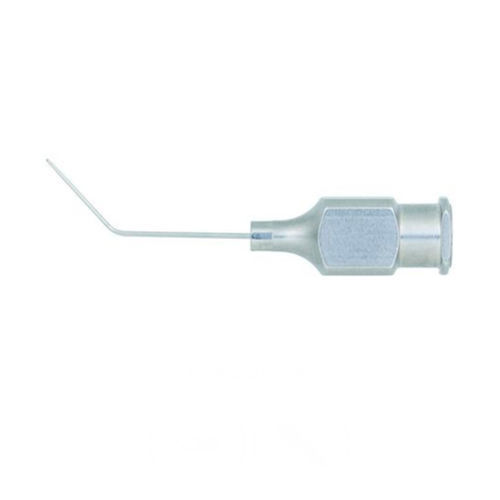 Cannula per iniezione intravitreale - Fogla  - Storz Eye - curva / in acciaio inossidabile / autoclavabile