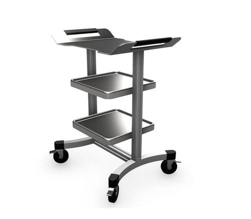 Carrello per studio veterinario - M-MED - Damstech sas - per uso generale / multifunzione / in acciaio inossidabile