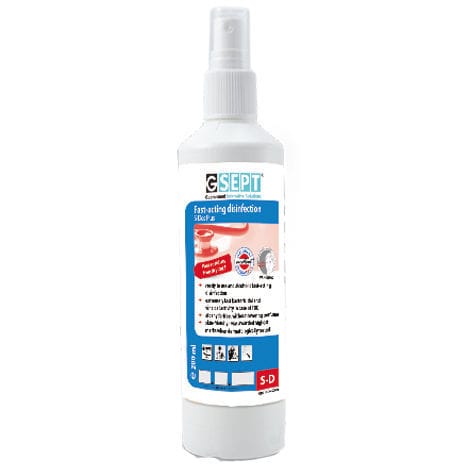 Disinfettante per pavimenti e altre superfici - G-SEPT D-Des Plus - Glomin - liquido / 500 mL / a base di alcol