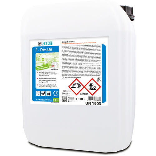 Disinfettante per pavimenti e altre superfici - G-SEPT F-Des UA - Glomin - liquido / 10000 ml