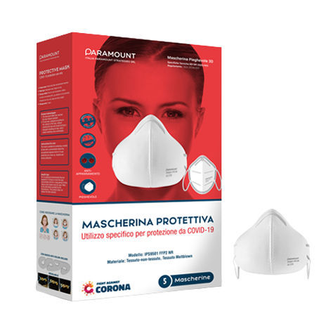 Mascherina di protezione FFP2 - Italia Paramount Strategies - in tessuto / in cotone / semimaschera