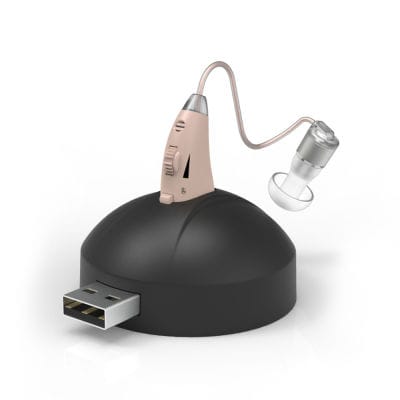 Audioprotesi RIC - EN-T100 - Guangdong ENNO Technology - ricaricabile / beige