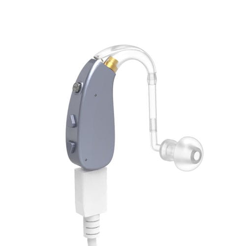 Audioprotesi BTE, open fit - EN-T201A - Guangdong ENNO Technology - ricaricabile / con riduzione del rumore / beige
