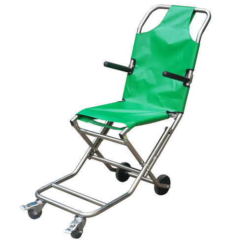 Sedia di evacuazione montascale - YHR-W3A - Zhangjiagang Herui Medical Equipment Co., Ltd. - pieghevole / con schienale regolabile / elevatrice