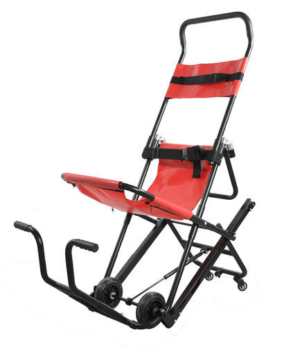 Sedia di evacuazione montascale - YHR-W4A - Zhangjiagang Herui Medical Equipment Co., Ltd. - pieghevole / con rotelle
