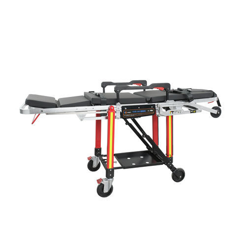 Barella con carrello da trasporto - YHR-A6 - Zhangjiagang Herui Medical Equipment Co., Ltd. - per ambulanze / manuale / pieghevole