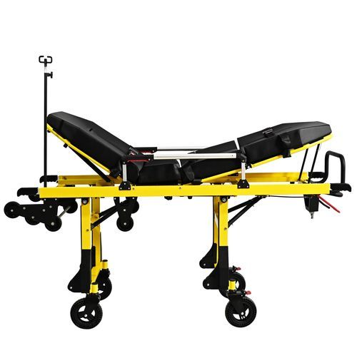 Barella con carrello da trasporto - YHR-A12 - Zhangjiagang Herui Medical Equipment Co., Ltd. - di emergenza / manuale / pieghevole